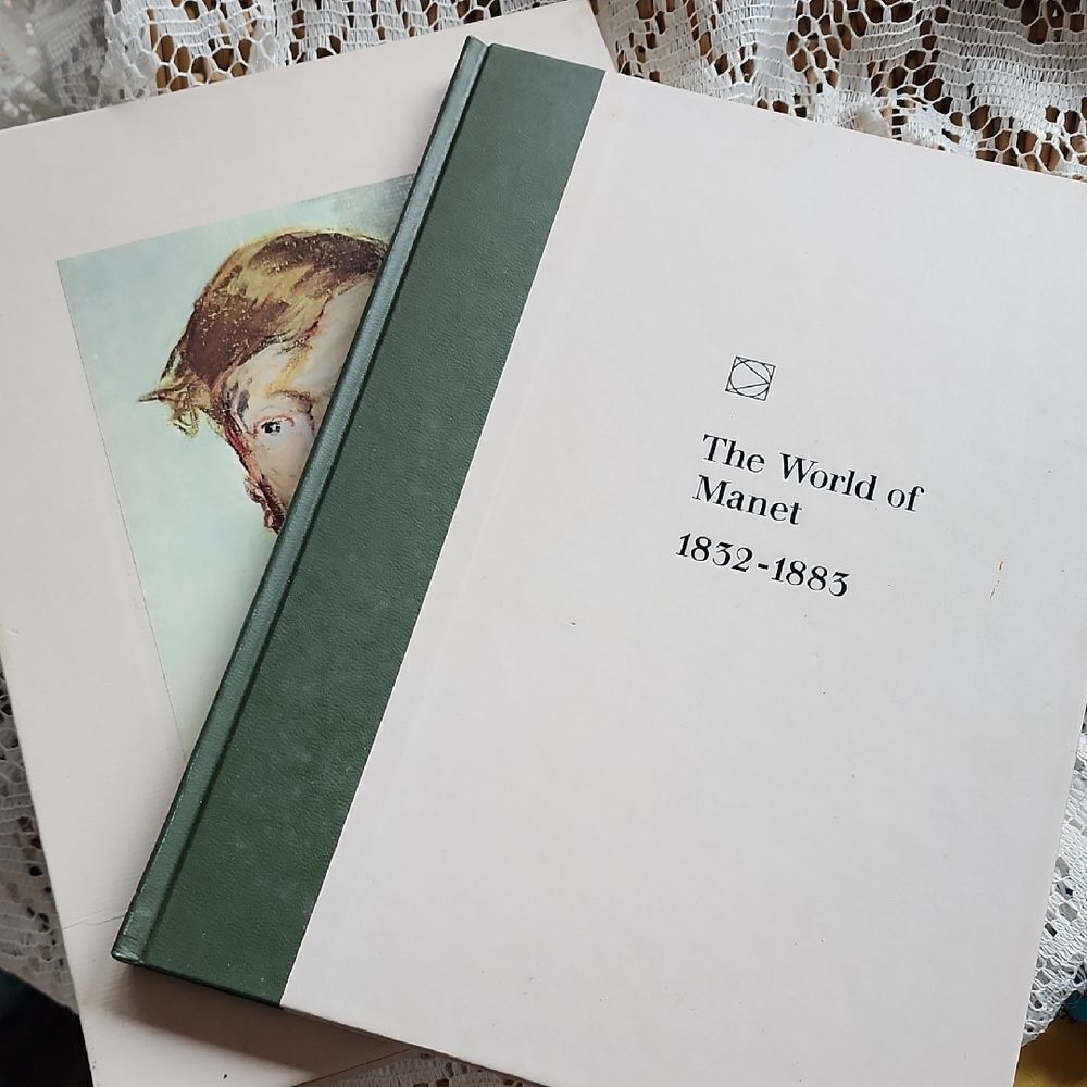 VINTAGE! Art World of Manet 1832-1883 Book Coffee Table Book With Dust Jacket